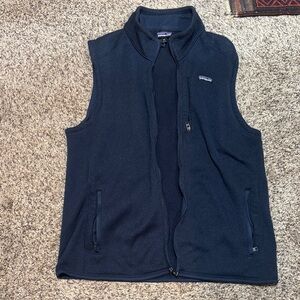 Patagonia Navy Fleece Vest
